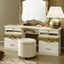 Barocco Vanity Dresser (Ivory and Gold)