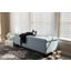 Baxton Studio Hannah Modern And Contemporary Light Blue Fabric Upholstered Button-Tufting Storage Ottoman Bench