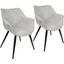 Wrangler Light Gray Accent Chair Set of 2
