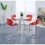 D1503 Bar Table Set w/ Red Barstools