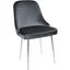 Marcel Blue And Chrome Dining Chair