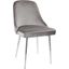 Marcel Silver And Chrome Dining Chair