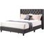 G1906 Ash Black Upholstered Bed (Full)