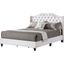 G1926 White Upholstered Bed (Full)