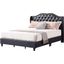 G1927 Black Upholstered Bed (Full)