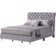 G1940 Smoke Gray Upholstered Bed (Full)