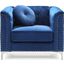 Glory Furniture Pompano Chair, Navy Blue