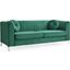 Glory Furniture Delray Velvet Sofa Green