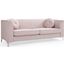 Glory Furniture Delray Velvet Sofa Pink