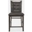 Manchester Grey Upholstered Counter Stools Set of 2