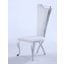 Nadia Curved Side Chair (White) (Set of 2)
