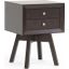 Baxton Studio Warwick Brown Modern Accent Table And Nightstand
