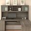 Somerset 72W Hutch for L Shaped Desk in Ash Gray