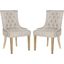 Abby Gray Tufted Dining Chair