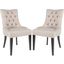 Abby Taupe Tufted Dining Chair