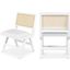 Abby White Side Chair Set of 2