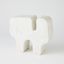 Abstract Marble Sculpture In White Banswara Marble