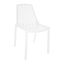 Acken Plastic Stackable Dining Chair In White