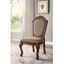 Acme Chateau De Ville Side Chair Set Of 2 In Fabric And Cherry