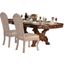Acme Dresden Dining Table With Trestle Pedestal In Cherry Oak