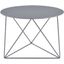 Acme Epidia Accent Table In Gray Finish