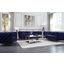 Acme Furniture Atronia Living Room Set in Blue