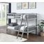 Acme Homestead Twin Over Twin Bunk Bed In Gray Finish