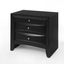 Acme Ireland 3-Drawer Nightstand in Black with Pull-out Tray