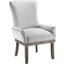 Acme Landon Arm Chair In Gray Linen