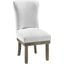 Acme Landon Side Chair Set Of 2 In Gray Linen