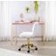 Acme Midriaks Writing Desk With Usb In Pink And Gold Finish