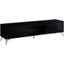Acme Raceloma TV Stand In Black And Chrome Finish