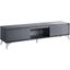 Acme Raceloma TV Stand In Gray And Chrome Finish