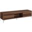 Acme Raceloma TV Stand In Walnut And Chrome Finish