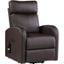 Acme Ricardo Recliner With Power Lift In Brown Pu