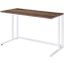 Acme Tyrese Built-In Usb Port Writing Desk In Walnut And White Finish