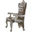 Acme Versailles Arm Chair Set Of 2 In Bone White