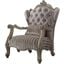 Acme Versailles Chair in Ivory Velvet and Bone White 52087
