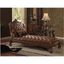 Acme Versailles Chaise in L.Brown PU and Cherry Oak