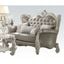Versailles Loveseat With 4 Pillows In Bone White