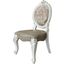 Acme Versailles Side Chair Set of 2 In Bone White Finish
