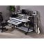 Acme Willow Music Desk In White And Black Finish