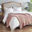 Acrylic Chunky Double Knit Throw In Blush