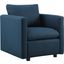 Activate Azure Upholstered Fabric Arm Chair