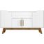 Addie 53.54 Sideboard With 5 Shelves In White