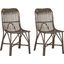 Addie Accent Dining Chair Coffee Set of 2 In Coffee