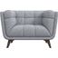 Addison Lounge Chair In Light Grey