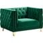 Agassiz Green Velvet Chair