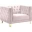 Agassiz Pink Velvet Chair