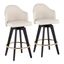 Ahoy 26 Inch Counter Stool Set of 2 In Cream